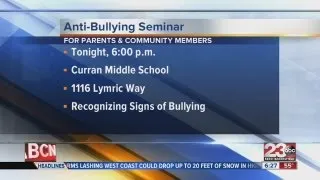 anti-bullying seminar
