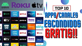 📺🤩Joyas de Roku TV, Android y Apple tv: TOP 10 las MEJORES APPS y CANALES de streaming GRATUITAS!