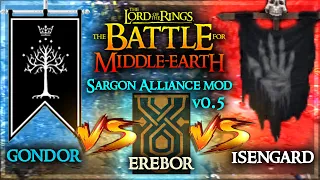 GONDOR Ordusu vs ISENGARD Ordusu vs EREBOR Ordusu | The Battle for Middle-earth / Faction Wars #7