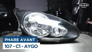 Comment changer les Phares Avant - Peugeot 107 - C1 - Aygo