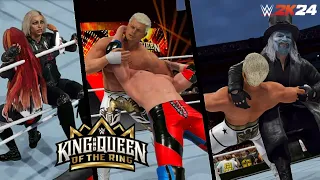 WWE 2K24: King & Queen of the Ring 2024 Full Show Prediction Highlights!