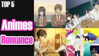 MEJORES ANIMES DE ROMENCE 💖 || TOP 5 || Especial de San Valentin