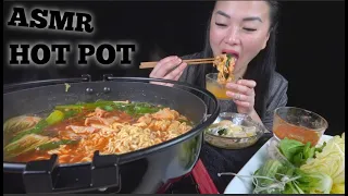 ASMR FAILED MESS *HOT POT (COOKING + EATING SOUNDS) LIGHT WHISPERS