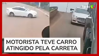 Caminhoneiro pede ajuda à PRF ao ser perseguido por carro em MG: 'Como faço para sair fora dele?'