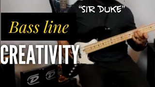 One of the Best Bass Lines! "Sir Duke” Bass Line Creativity