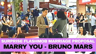 SURPRISE FLASHMOB PROPOSAL INDONESIA JAKARTA MARRY YOU BRUNO MARS #surpriseproposal