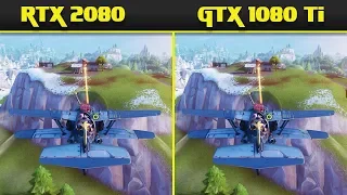 RTX 2080 vs GTX 1080 Ti Fortnite | EPIC Settings | 1440p