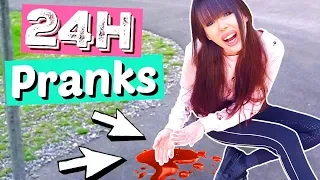 24 Stunden PRANKS an meine BFF 💩| ViktoriaSarina