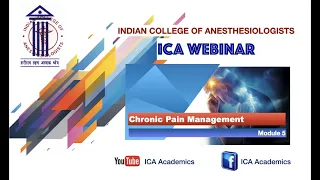 ICA Webinar | Chronic Pain - Updates (Module 5)