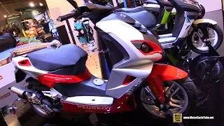 2017 Peugeot Speedfight 4 50cc 20th Edition Scooter - Walkaround - 2016 EICMA Milan