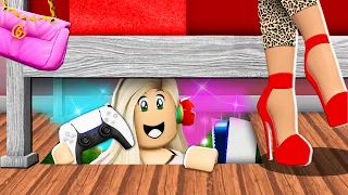 I Built A SECRET GAMING ROOM To Hide From My SPOILED SISTER! (Roblox)