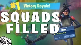 TROLLING RANDOMS IN SQUADS [FILL] - Fortnite Victory Royale!