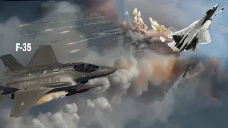 The World is Shocked! US F-35 fighter pilot shoots down Russian Su-57 in border skies! this is what