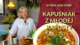 💚 Kapuśniak z MŁODEJ KAPUSTY z boczkiem! Sycąca zupa wiosenna