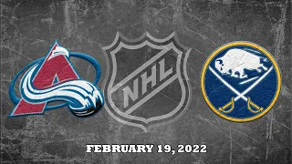 NHL Avalanche vs Sabres | Feb.19, 2022