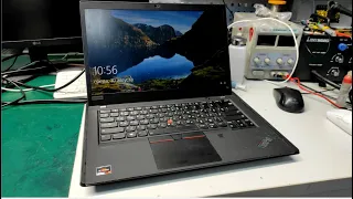 Lenovo ThinkPad T14, не включается и не заряжается