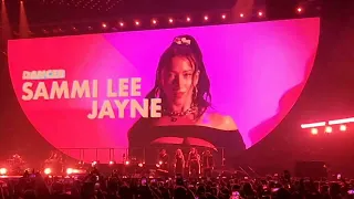 Dua Lipa Live Intro/Physical Birmingham April 2022