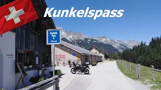 Kunkelspass von Tamins nach Vättis mit dem Motorrad, Honda XL 700 Transalp, Graubünden