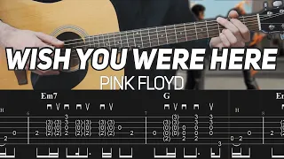 Pink Floyd - Wish You Were Here (Guitar Lesson with TAB)