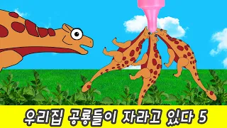 한국어ㅣ우리집 공룡들이 자라고 있다 5, 공룡이름 맞추기, 어린이 공룡만화, 컬렉타ㅣ꼬꼬스토이