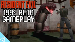 Resident Evil 1995 Beta Gameplay [Early Version with Beta and Cut Content]