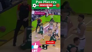 Georgios Papagiannis 🚀 Dunk! vs Zalgitis #shorts #panathinaikos #euroleague