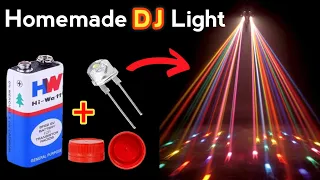 How to make DJ Light at home 🚨|| घर पर बनाए DJ लाईट #djlight #rkideas