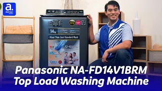 Panasonic NA-FD14V1BRM Top Load Washing Machine Hands-on | Abenson