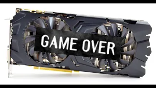 Ремонт видеокарты KFA2 GTX 1080. Артефакты.