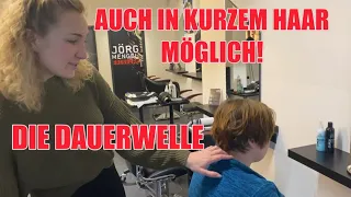 DAUERWELLE IN KURZEM HAAR PERM IN SHORTER HAIR FROM THE PERM EXPERTS