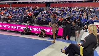 1.16.22 Florida vs Alabama Gymnastics Meet l Nya Reed’s “10” Floor Routine