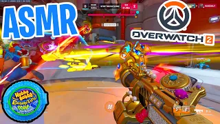 ASMR Gaming 😴 Overwatch 2 Platinum Junkrat! Relaxing Gum Chewing 🎮🎧 Controller Sounds + Whisper 💤