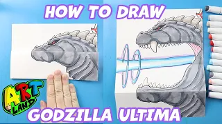 How to Draw GODZILLA ULTIMA SURPRISE FOLD