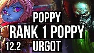 POPPY vs URGOT (TOP) | Rank 1 Poppy, 5/1/14, 300+ games, Rank 16 | NA Challenger | 12.2