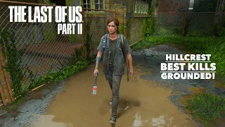 The Last of Us Part 2 Ellie Best Kills 1 ( GROUNDED ) 4K/60FPS/HDR10