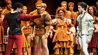 Sword fighting in Romeo and Juliet (The Royal Ballet)