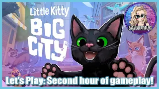 Let's Play: Little Kitty Big City Part 2: Scavenging the city. #cozygaming #littlekittybigcity