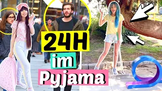 Peinlich!! 24 Stunden im Pyjama raus gehen 🙈| ViktoriaSarina