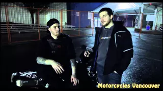 Stunt Rider Matt Bush Interview at International Motorcycle Show 2015 Vancouver
