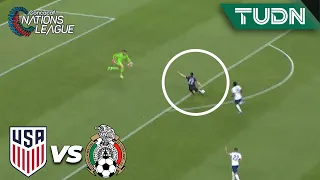 ¡Qué hiciste! 'Chucky' DESPERDICIA un gol | USA 1-1 México | CONCACAF Nations League - Final | TUDN