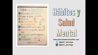 Hábitos saludables y salud mental