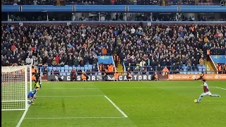 LATE LUIZ PENALTY INFRONT OF ME TO SEND VILLA JOINT TOP ! Aston villa vs Burnley vlog