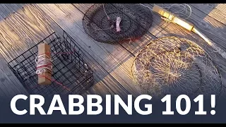 Crabbing 101 - Tips for families and kids using hand traps and lines