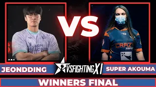 Super Akouma (Akuma) vs Jeondding (Eddy) - Winners Final - TWT 2023 VS Fighting XI - Tekken 7  Top 8