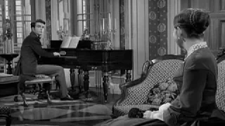 MONTGOMERY CLIFT  - lovely scene from The Heiress, 1949, with Olivia de Havilland