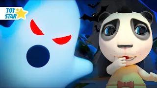 Ghost in the Dark | Panda and Dolly Run Away | Don't Be Afraid | Funny Cartoon for Kids