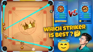 Which best striker 🤔 Carrom pool | Inferno Ya fir Rakhi striker 😎| Carrom best Striker 🥰