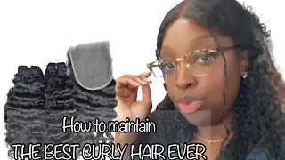 THIS IS THE BEST RAW CURLY HAIR EVER #raw hair vendor