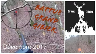 Battue Grand Gibier - Décembre 2017 - Tir d’une biche et d’un chevreuil