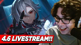 ARLECCCHINO LOOKS INSANE! HUGE PATCH INCOMING?? | Genshin Impact 4.6 Livestream Reaction